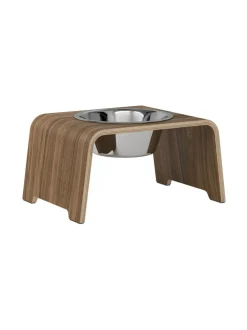 dogBar® Single korotettu ruokakuppi - Pähkinä