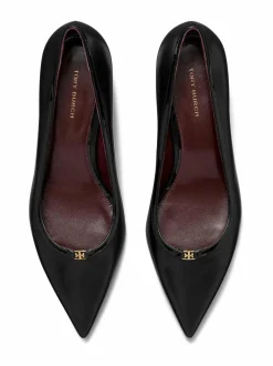 Double T Kitten Heel Pump -nahkakengät