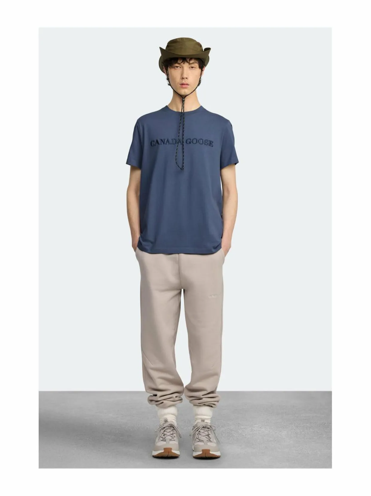 Emersen Embroidered Wordmark t-paita