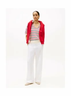 Ess Linen Tailored -suoralahkeiset housut