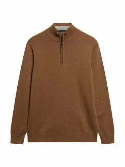 Essentials Cotton Half Zip -neule