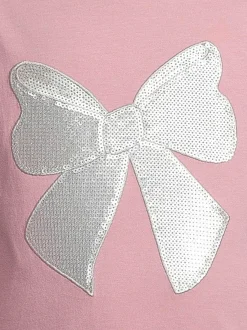 Evelyn-paljettikuvioitu t-paita