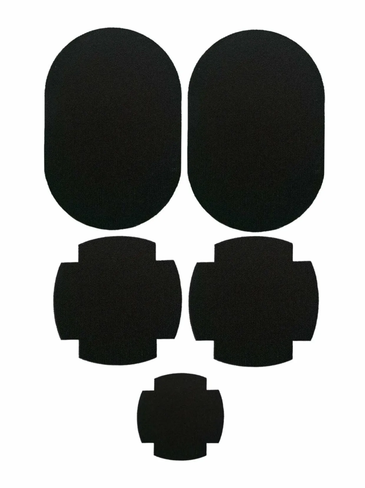 FabPatch Yönmusta -vaatelaastari 5 kpl