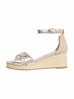 Flag Metallic Mid Wedge Espadrille -kiilakorkosandaalit