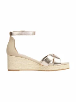Flag Metallic Mid Wedge Espadrille -kiilakorkosandaalit