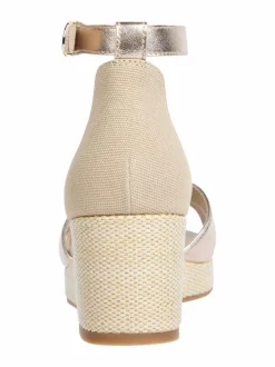 Flag Metallic Mid Wedge Espadrille -kiilakorkosandaalit