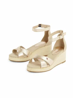 Flag Metallic Mid Wedge Espadrille -kiilakorkosandaalit