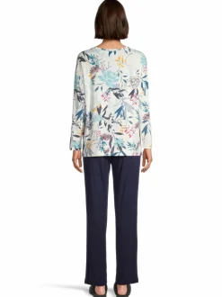 Flower-pyjamapaita ja pyjamahousut