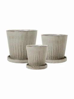 Frida- ruukku ja aluslautanen 13 x 12 cm