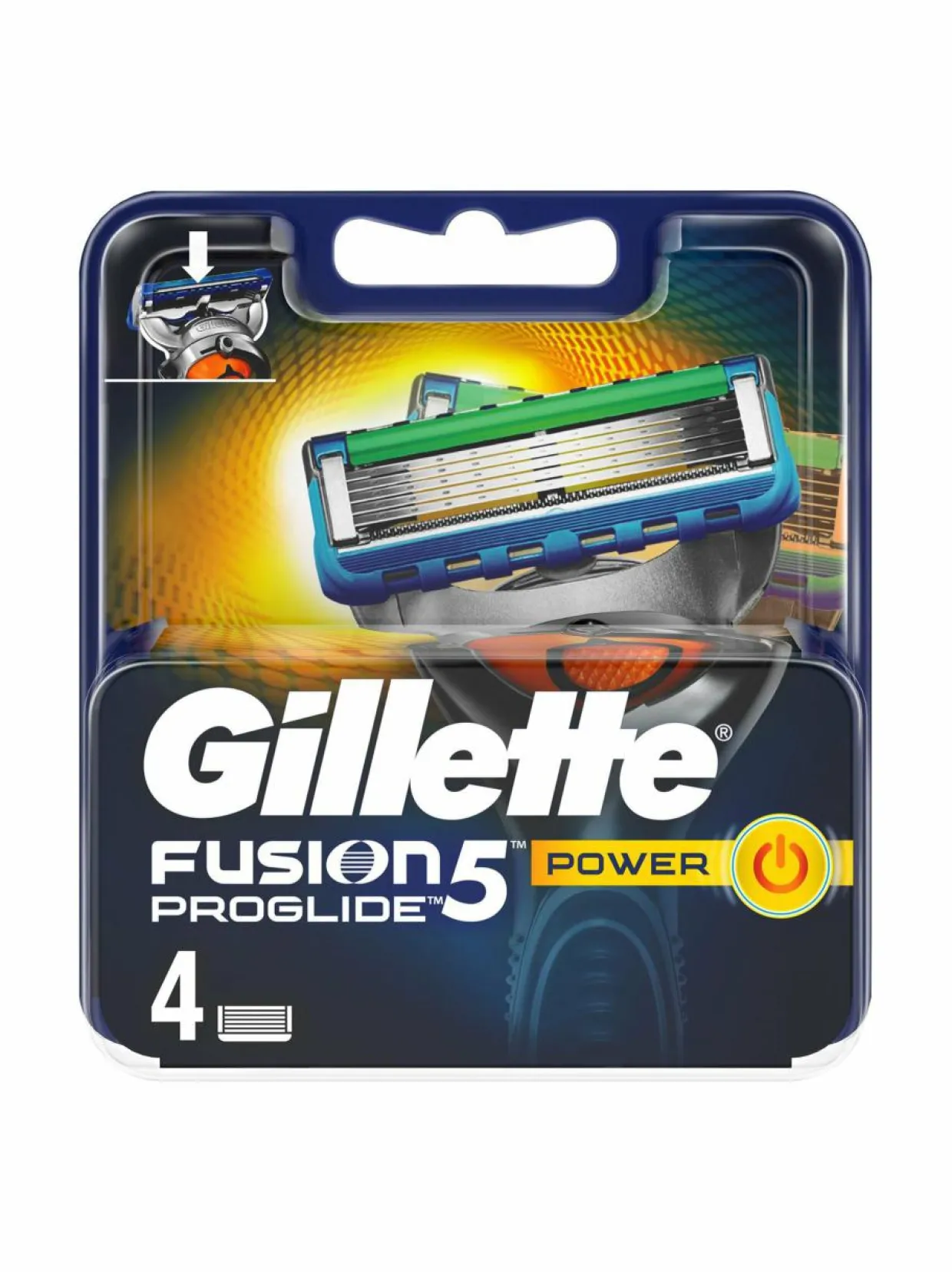 Fusion5 ProGlide Power -vaihtoterä 4 kpl