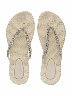 Glitter-varvassandaalit