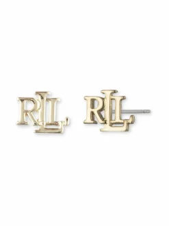 Gold Logo -nappikorvakorut