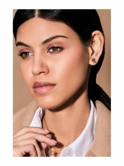 Gold Logo -nappikorvakorut