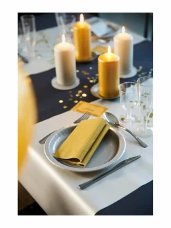 Gold-paperilautasliinat 33 cm