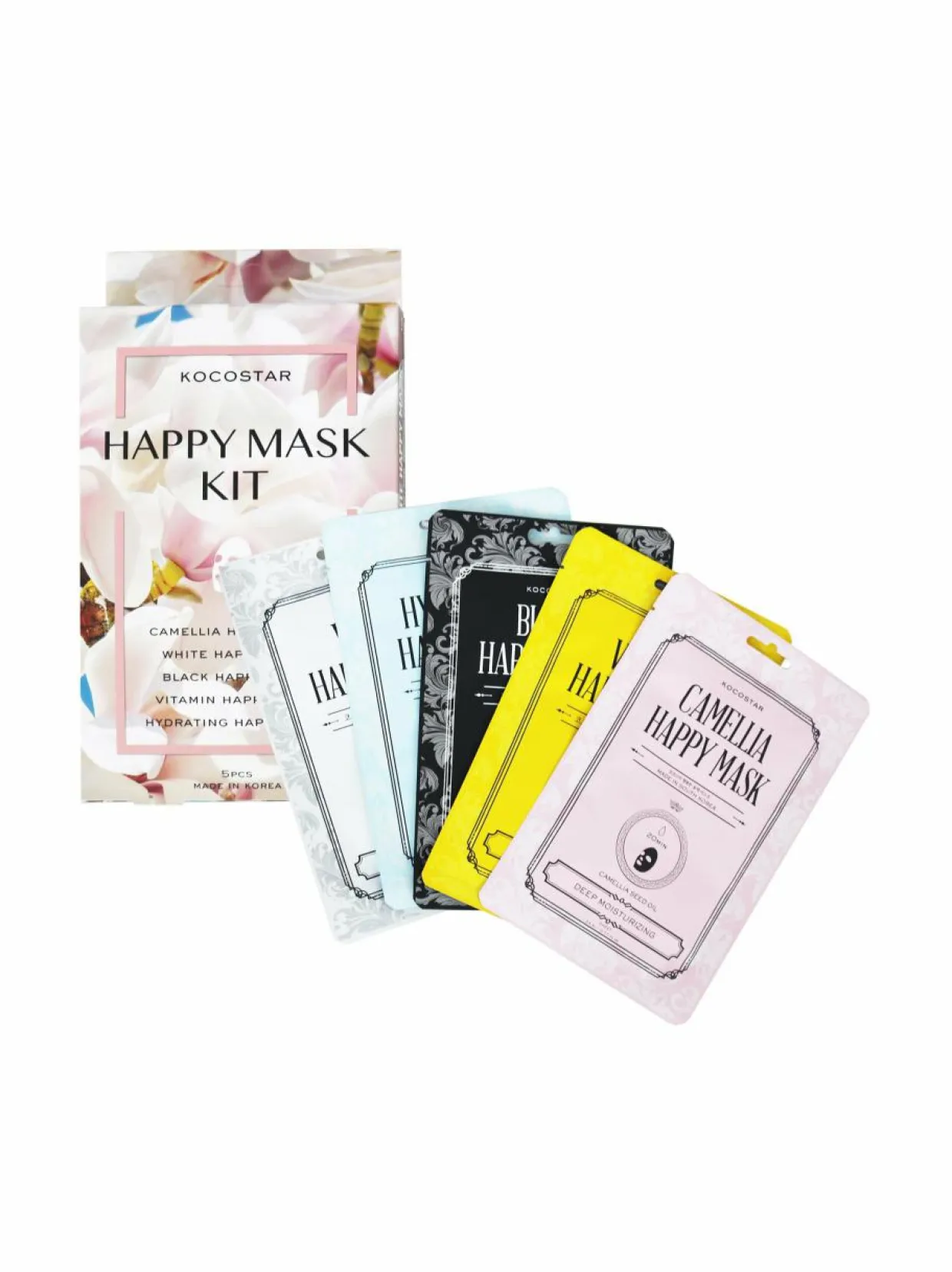 Happy Mask -kangasnaamiosetti