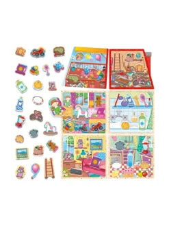 HEADU Montessori-peli Minun pieni taloni