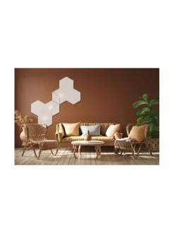 Heksagon valoelementti 3+3 valkoinen