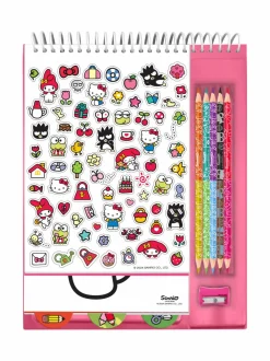 HELLO KITTY Värityslehtiö ja kyniä