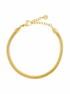 Herringbone Bracelet Gold -rannekoru