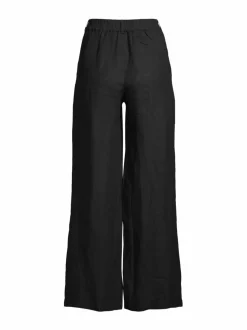 High Waist Wide-Leg -pellavahousut