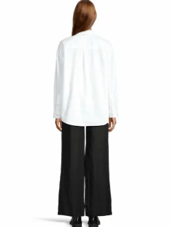 High Waist Wide-Leg -pellavahousut