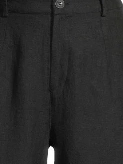 High Waist Wide-Leg -pellavahousut