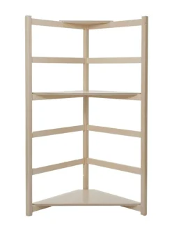 Hima Corner säädettävä työpiste ja hylly - Natural Birch