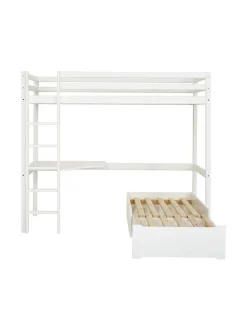 Hoppekids ECO Dream Parvisänky kulmapöydällä ja lisävuoteella 90cm x 200cm