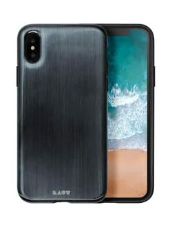 HUEX METALLICS iPhone X -suojakuori - Noir