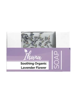 IHANA Rauhoittava Luomu Laventelinkukkasaippua 110g