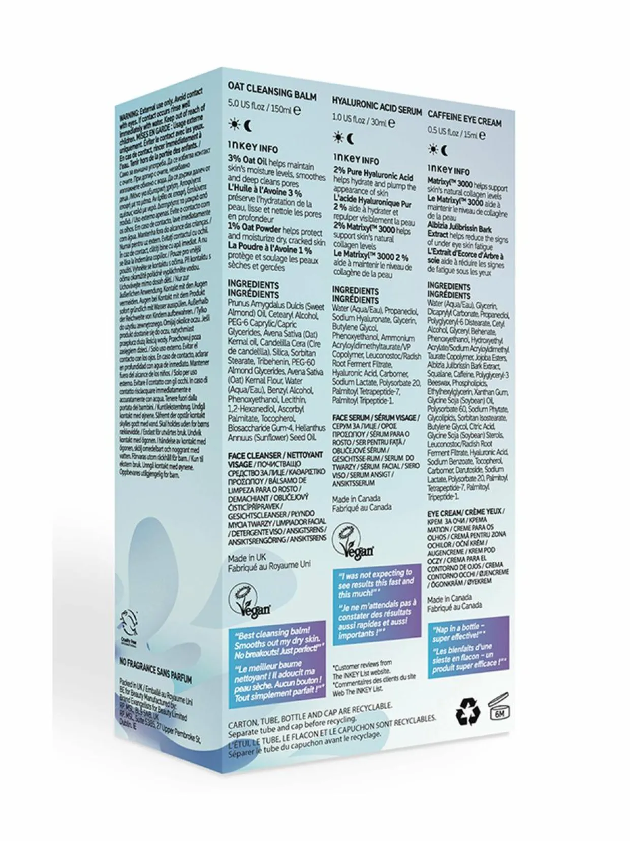 Inkey Hydration Kit -ihonhoitopakkaus