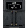 JJC DCH-NPF USB Dual Battery Charger -tuplalaturi (NP-F)