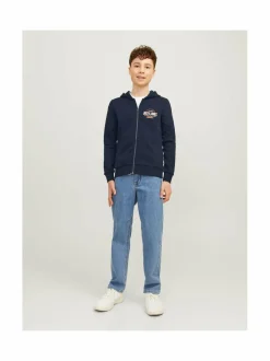 JjElogo Zip -hupullinen collegetakki