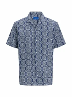 JorSeersucker-kauluspaita