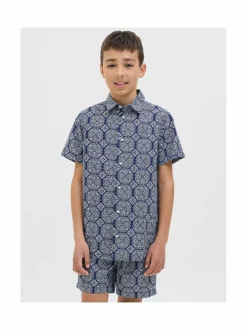 JorSeersucker-kauluspaita