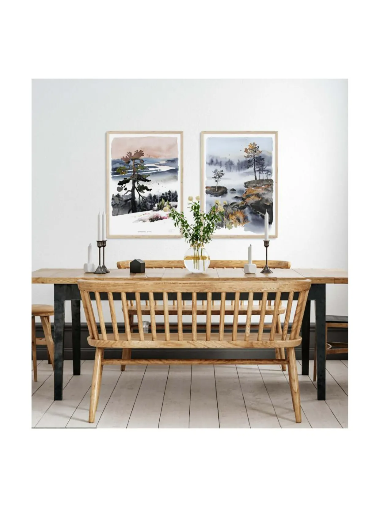 Juliste Erämaan reunalla 50x70 cm