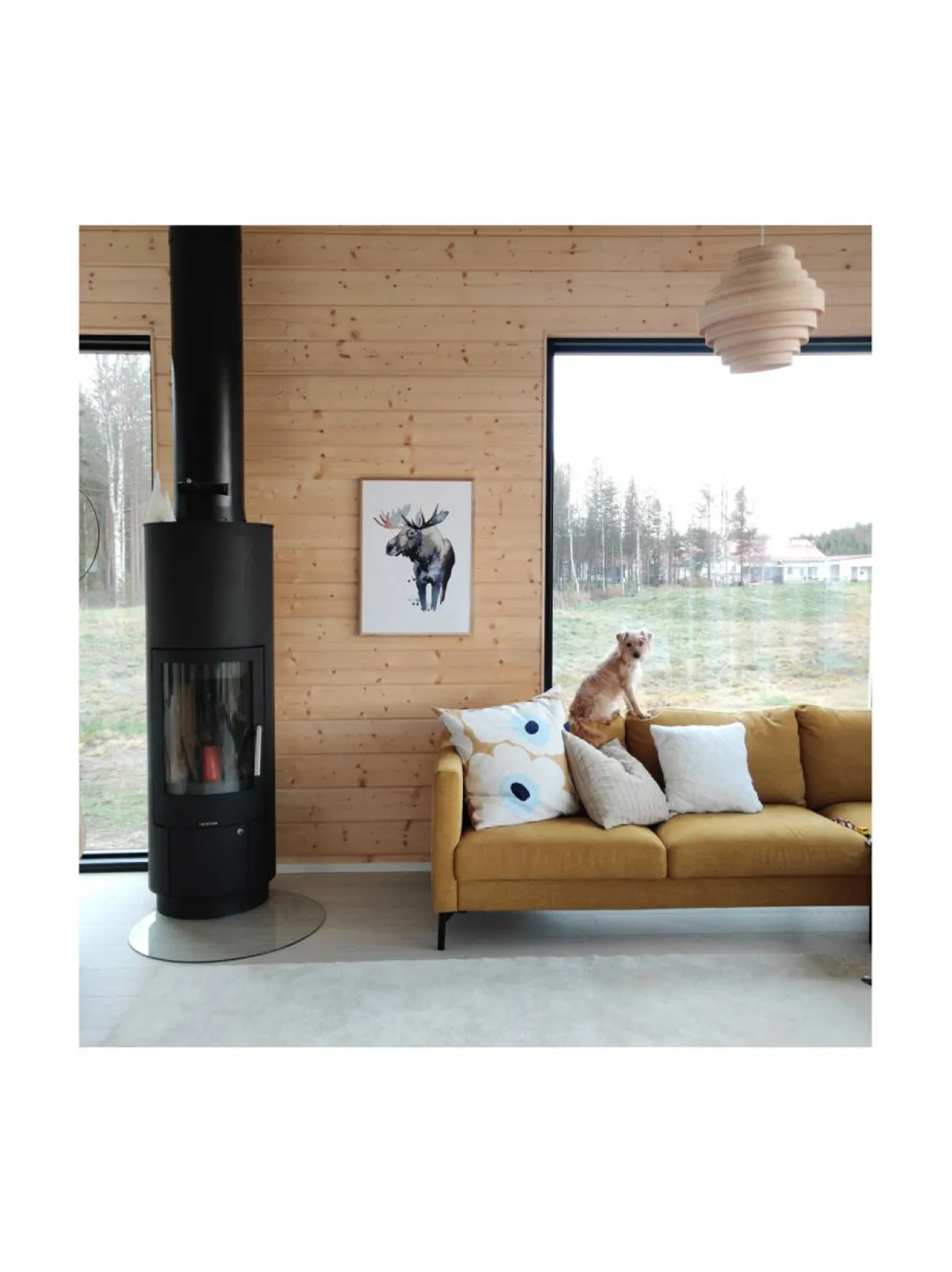 Juliste Kruunupää hirvi 50x70 cm