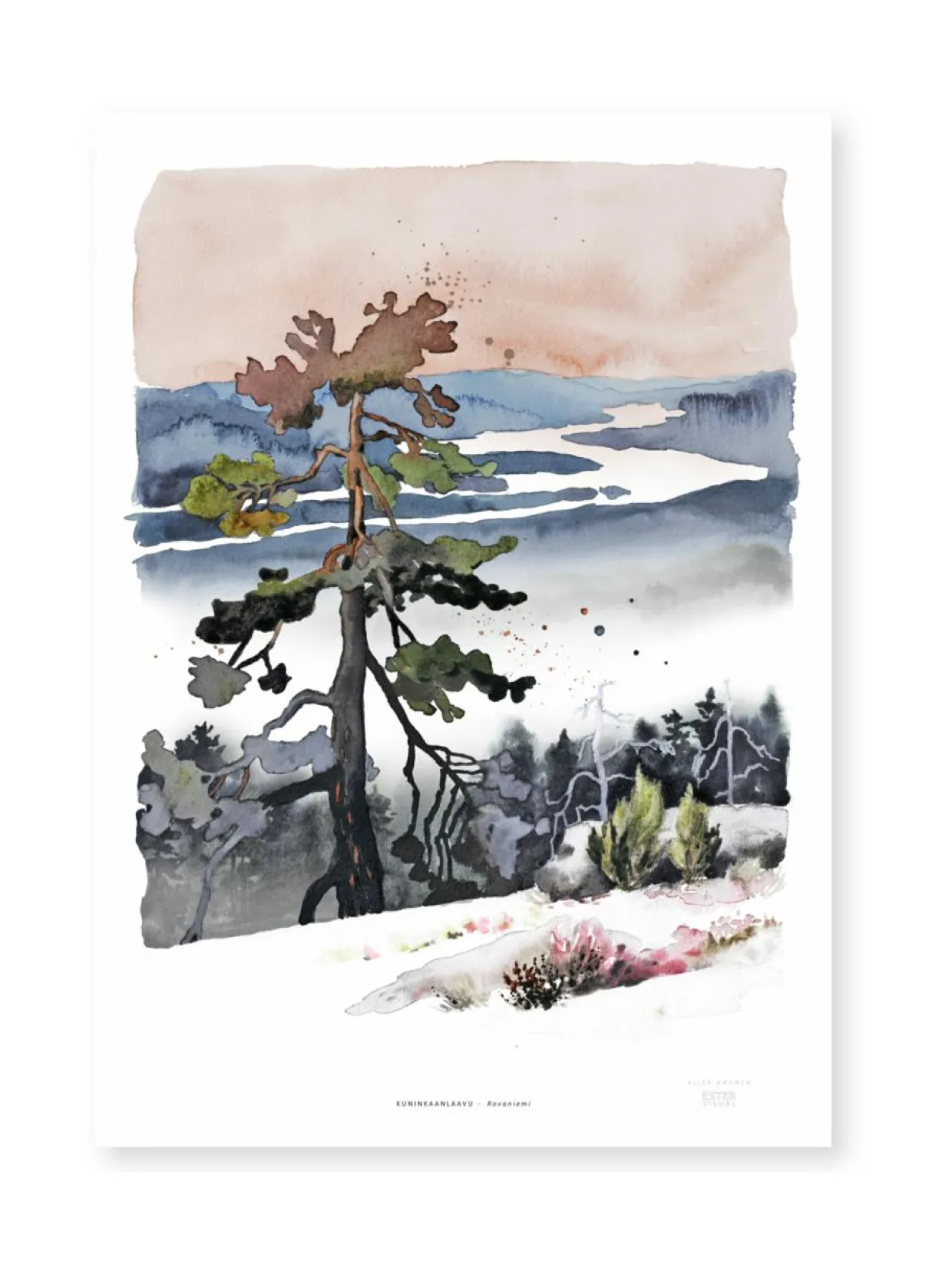 Juliste Kuninkaanlaavu 50x70 cm