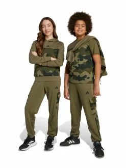 Junior Camo 3 Stripes -reisitaskuhousut