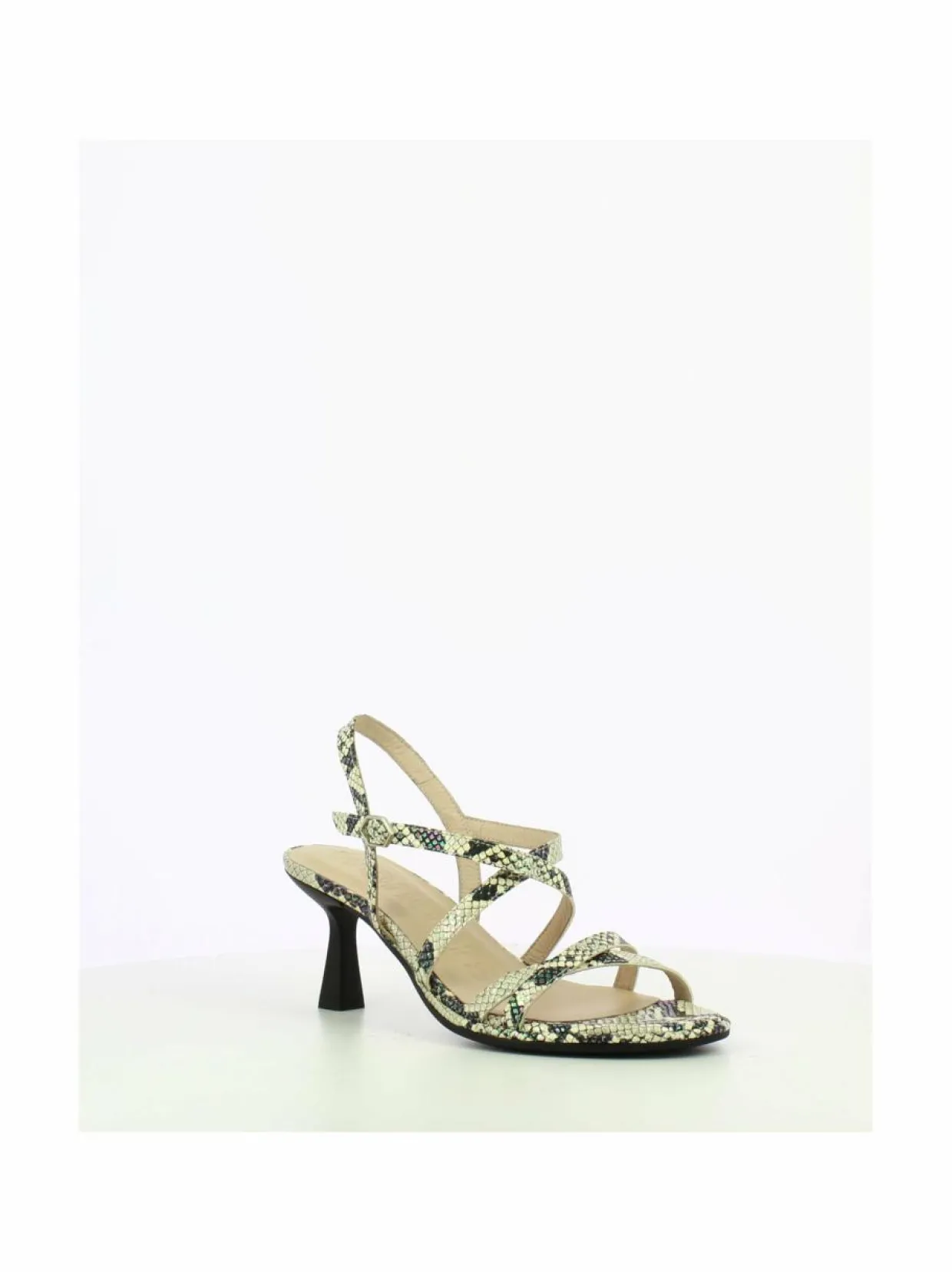 Kaia Snake Kitten Heel -sandaalit