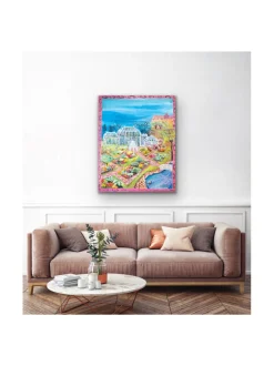 Kaisaniemen keidas, 100x80 akryylimaalaus, Pia Rydman