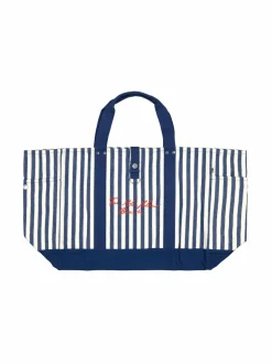 Kalanruotokankainen rantalaukku