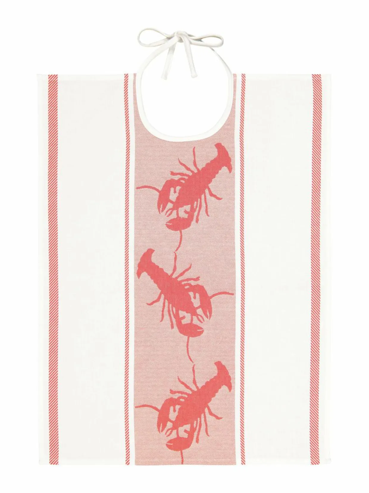 Kalas-rapuaiheinen ruokalappu 46 x 60 cm