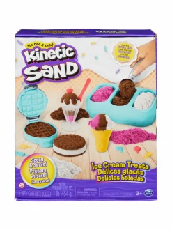 KINETIC SAND Leikkisetti Jäätelöherkut (hajustamaton)