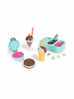 KINETIC SAND Leikkisetti Jäätelöherkut (hajustamaton)