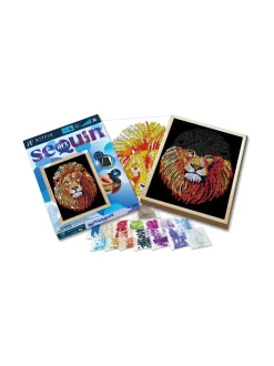 KITFIX Paljettimaalaus Blue Leijona