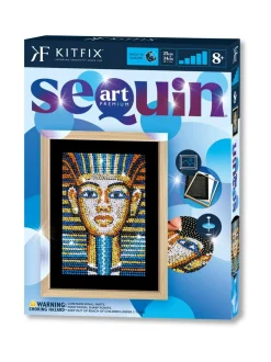 KITFIX Paljettimaalaus Blue Tutankhamon