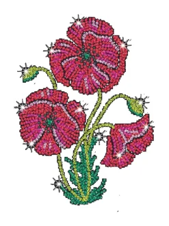 KITFIX Paljettimaalaus Purple Unikot