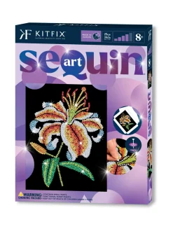 KITFIX Paljettimaalaus Purple Tiikerililja