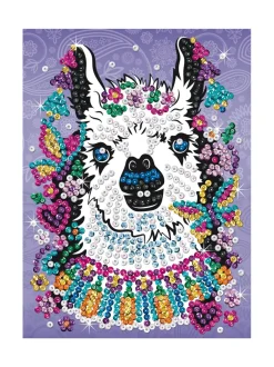 KITFIX Paljettimaalaus teineille Laama